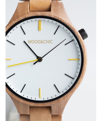 Montre en Bois Homme à Quartz - Zelkova pas cher