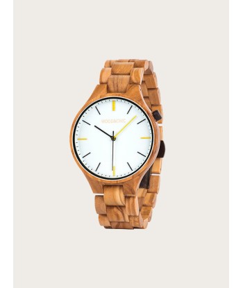 Montre en Bois Homme à Quartz - Zelkova pas cher