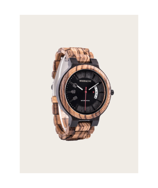 Montre en Bois Homme à Quartz - Tasmannia pas chere