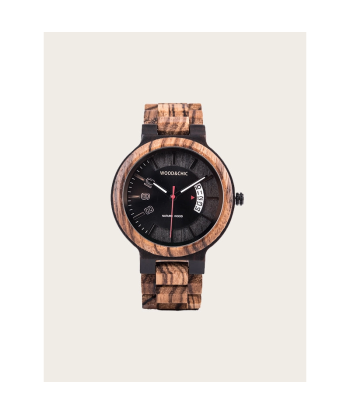 Montre en Bois Homme à Quartz - Tasmannia pas chere