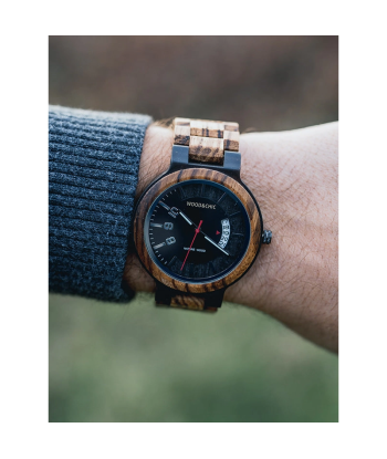 Montre en Bois Homme à Quartz - Tasmannia pas chere