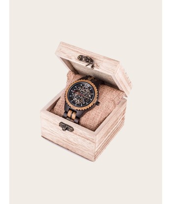 Montre en Bois Homme Mécanique - Pacanier de l' environnement