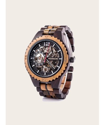 Montre en Bois Homme Mécanique - Pacanier de l' environnement