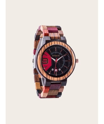 Montre en Bois Homme à Quartz - Vernis france