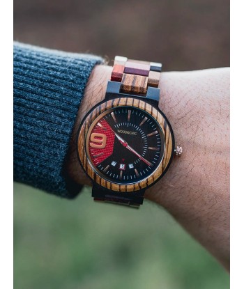 Montre en Bois Homme à Quartz - Vernis france