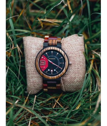 Montre en Bois Homme à Quartz - Vernis france