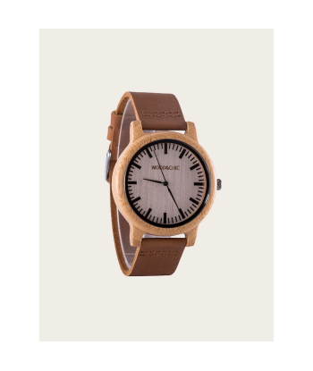 Montre en Bois Homme à Quartz - Thuya pour bénéficier 