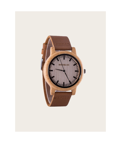 Montre en Bois Homme à Quartz - Thuya pour bénéficier 