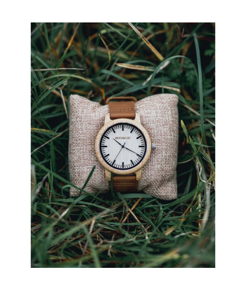 Montre en Bois Homme à Quartz - Thuya pour bénéficier 