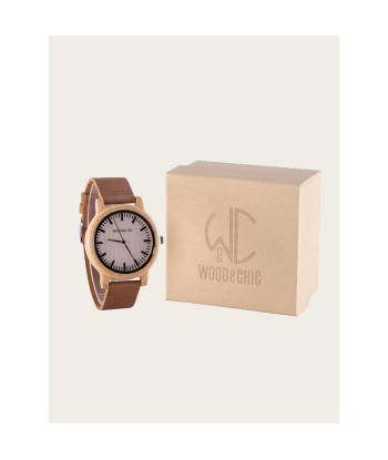 Montre en Bois Homme à Quartz - Thuya pour bénéficier 