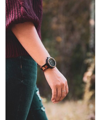 Montre en Bois Femme à Quartz - Quinina pas cher 