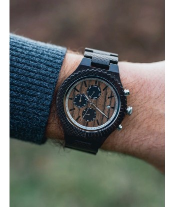 Montre en Bois Homme à Quartz - Pêcher store