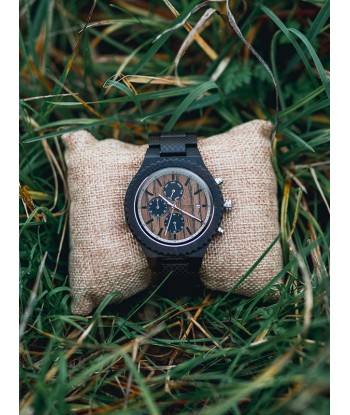 Montre en Bois Homme à Quartz - Pêcher store