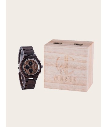 Montre en Bois Homme à Quartz - Pêcher store