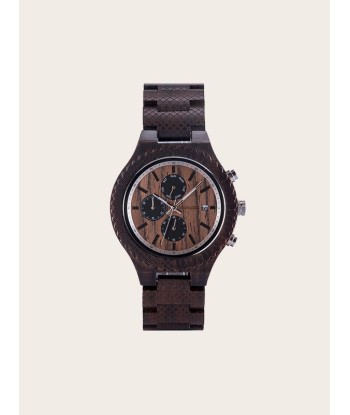 Montre en Bois Homme à Quartz - Pêcher store