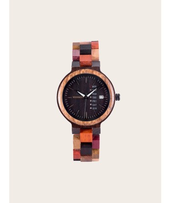 Montre en Bois Femme à Quartz - Quinina pas cher 