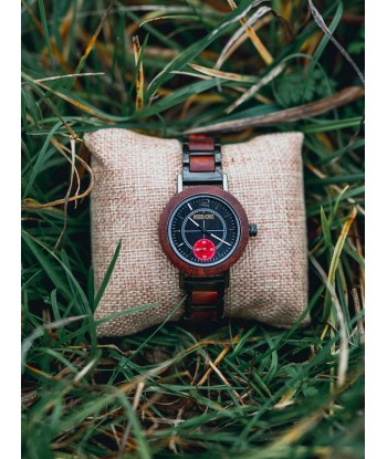 Montre en Bois Femme à Quartz - Noisetier le concept de la Pate a emporter 