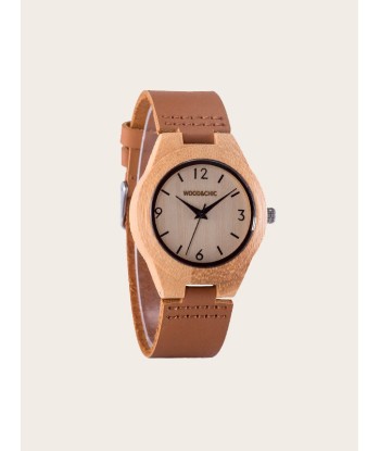 Montre en Bois Femme à Quartz - Lilas prix