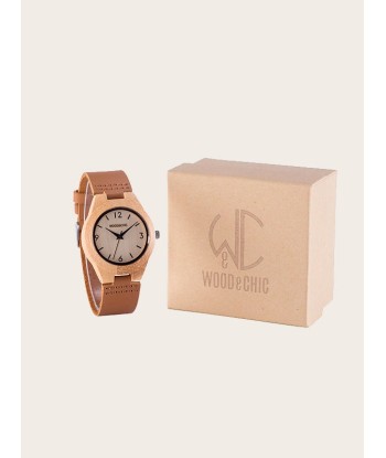 Montre en Bois Femme à Quartz - Lilas prix