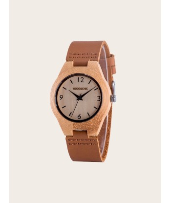 Montre en Bois Femme à Quartz - Lilas prix