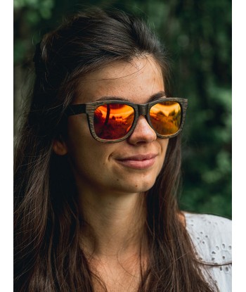 Lunettes de Soleil en Bois UV400 Unisexe - Ginkgo en stock