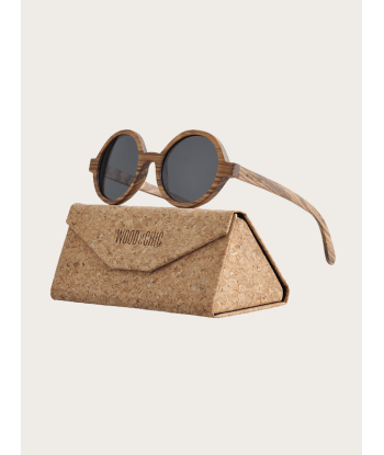 Lunettes de Soleil en Bois UV400 Unisexe - Pin l'évolution des habitudes 