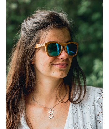 Lunettes de Soleil en Bois UV400 Unisexe - Nectarinier est présent 