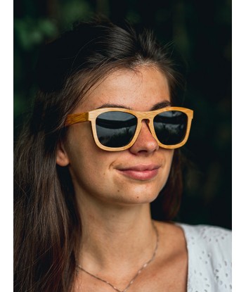 Lunettes de Soleil en Bois UV400 Unisexe - Lyciet soldes