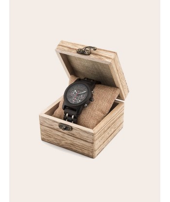 Montre en Bois Homme à Quartz - Cornouiller en linge