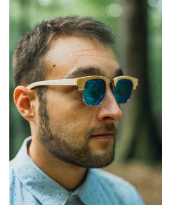 Lunettes de Soleil en Bois UV400 Unisexe - Sorbier Pour