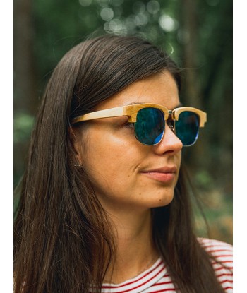 Lunettes de Soleil en Bois UV400 Unisexe - Sorbier Pour