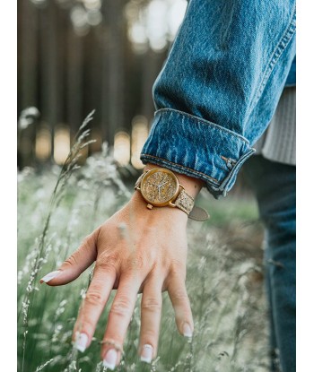 Montre en Bois Femme à Quartz - Azerolier france