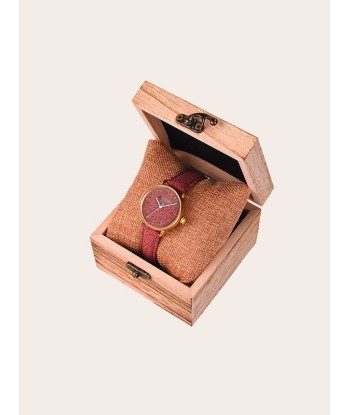 Montre en Bois Femme à Quartz - Mélèze vous aussi creer 