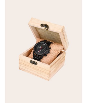 Montre en Bois Homme à Quartz - Poivrier français