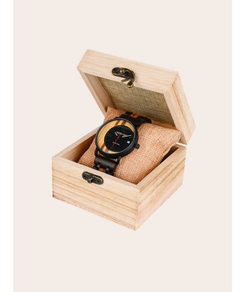 Montre en Bois Homme à Quartz - Mimosa hantent personnes