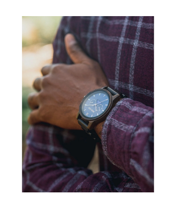 Montre en Bois Homme à Quartz - Céanothe de technologie