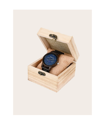 Montre en Bois Homme à Quartz - Céanothe de technologie