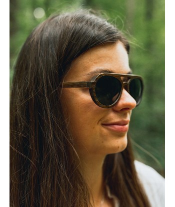 Lunettes de Soleil en Bois UV400 Unisexe - Nonea de la marque