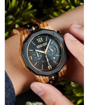 Montre en Bois Homme à Quartz - Benjoin meilleur choix