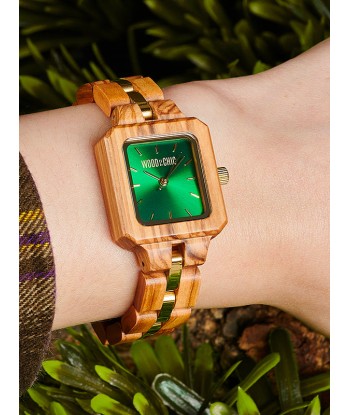 Montre en Bois Femme à Quartz - Charme une grave pollution 