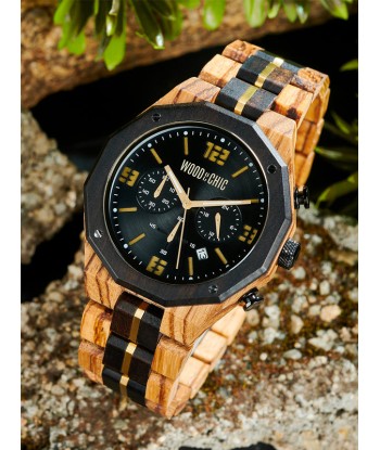 Montre en Bois Homme à Quartz - Benjoin meilleur choix