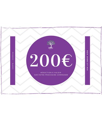 Carte-cadeau prix pour 