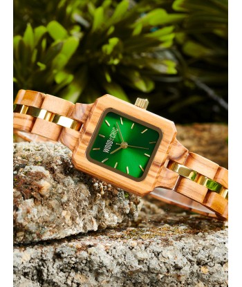 Montre en Bois Femme à Quartz - Charme une grave pollution 