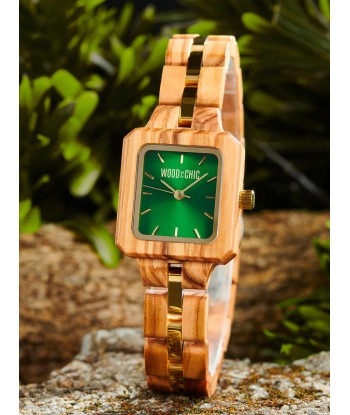 Montre en Bois Femme à Quartz - Charme une grave pollution 