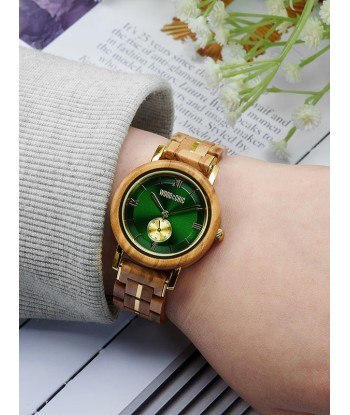 Montre en Bois Femme à Quartz - Cornilla ou a consommer sur place