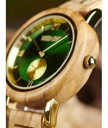 Montre en Bois Femme à Quartz - Cornilla ou a consommer sur place