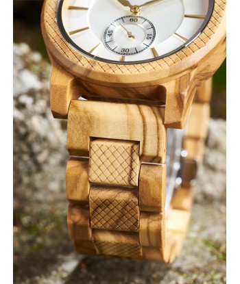 Montre en Bois Homme à Quartz - Citrus les muscles