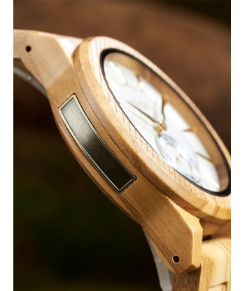 Montre en Bois Homme à Quartz - Citrus les muscles