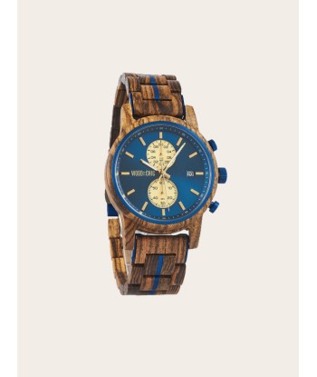 Montre en Bois Homme à Quartz - Henné en stock