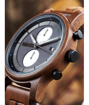 Montre en Bois Homme à Quartz - Stewartia acheter en ligne